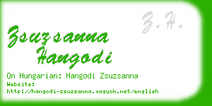 zsuzsanna hangodi business card